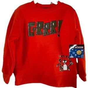 NWT! Joe Boxer GRRR! Tiger Sweatshirt ~ Toddler Boy's Size 3T